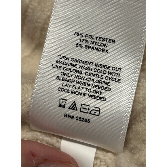 EXPRESS V-neck Balloon Sleeve Criss Cross Shoulder Sweater - Size Small - Picture 5 of 8